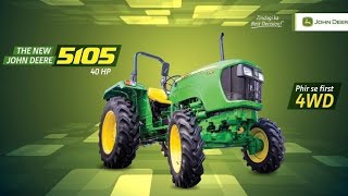 John deere 5105 4wd full details review with price [upl. by Geffner98]