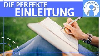 Interessante Einleitung  Einstieg verfassen  so gehts amp Satzbausteine  Texte schreiben amp Aufsatz [upl. by Sinnaiy]