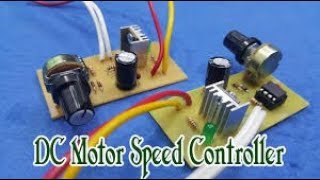 SPEED CONTROL OF DC MOTOR 24V10A USING PIC16F877A AND BUCK CONVERTER [upl. by Aihsela]