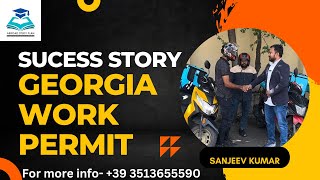 Georgia work permit success story of Sanjay Kumar abroadstudyplan for httpswame393513655590 [upl. by Sapienza]