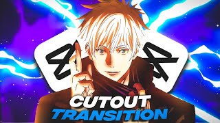 How to make cutout transition in Capcut  Capcut tutorial [upl. by Yerfoeg]