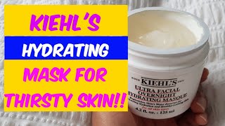 Kiehls Ultra Facial Overnight Hydrating Mask SKINCARE REVIEW [upl. by Neirbo]