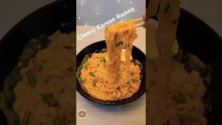 Cheesy Korean Ramen🧀🍜 cheesykoreanRamen buldakramen [upl. by Ardnahcal]