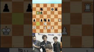 facial expressions of Magnus Carlsen and Hikaru Nakamura playing chess [upl. by Edgard124]