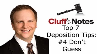 Mesa AZ Deposition Preparation Tip 4  Dont Guess [upl. by Aneertak]