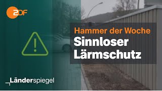 Sinnloser Lärmschutz in Tübingen  Hammer der Woche vom 040223  ZDF [upl. by Vernon]