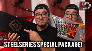 SPECIAL PACKAGE FROM STEELSERIES Apex Pro Gen 3 First LookImpression [upl. by Odracer]