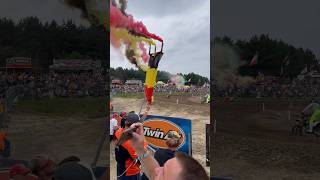 Belgian fans at Lommel MXGP of Flanders 2024 are something else Coenen brothers Everts mxgp mx [upl. by Nnaeilsel]