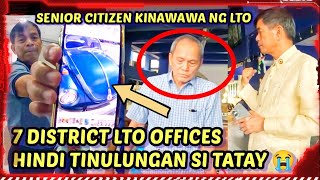 Cong BOSITA Umalma sa 78yrs old SENIOR CITIZEN na BINALIWALA NG 7 DISTRICT LTO OFFICES [upl. by Martin]