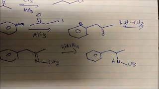 Synthesis of Methamphetamine [upl. by Shepley]