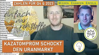 Kazatomprom schockt den Uranmarkt – Was ihr Ausblick für den Sektor bedeuten könnte Uran KAP [upl. by Philoo]