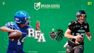 Brasileirão de Futebol Americano D1  Rio Football Academy x Galo Futebol Americano [upl. by Tews]