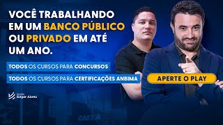 SUA VAGA NO BANCO PÚBLICO OU PRIVADO EM 1 ANO GG  Cursos Edgar Abreu [upl. by Gelya]