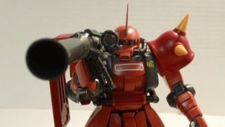 Master Grade Zaku II High Mobility Type ver 20 Johnny Ridden Custom Review [upl. by Ailaza237]