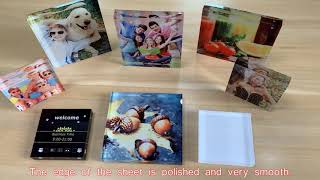 sublimation acrylic blocks [upl. by Iduj]