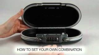 Operating the Master Lock 5900D Portable Personal Safe [upl. by Airyk]