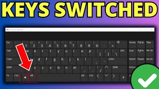 How To Fix Left ALT amp Windows Key Switched [upl. by Otrebron]