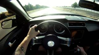 2013 Ford GT500 Mustang POV pulls [upl. by Aidni]