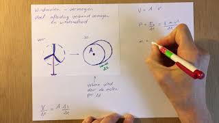 Mechanica arbeid amp energie  Vermogen windmolen [upl. by Afton]