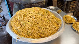 Bulk Making of Kolkata Style Noodles  Street Food [upl. by Ingaborg]