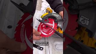 Dewalt circular saw  Flexvolt with dust port cover [upl. by Neerak17]