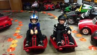 Crazy cart racing with my boys [upl. by Shum658]