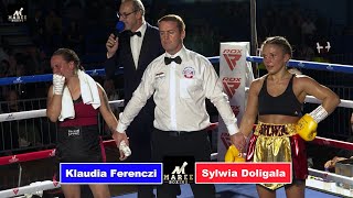 Sylwia Doligala vs Klaudia Ferenczi on Maree Boxing show at Oldham Leisure Centre 51024 [upl. by Otte640]