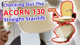 One Of The WORLDS Most Popular Stairlifts Acorn 130 Straight Stair Lift Review Demonstration [upl. by Yalahs]