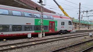 Trains at Bettembourg station  Luxembourg [upl. by Anerrol]