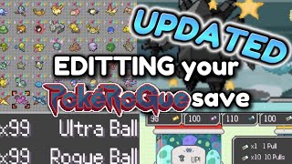 OUTDATED  POKEROGUE  EDIT Your Save Data Cheats and More [upl. by Belsky]