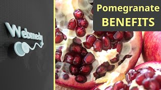 Top 6 Health Benefits of Pomegranates  Pomegranate juice  best antioxidant juice [upl. by Ahsaei]