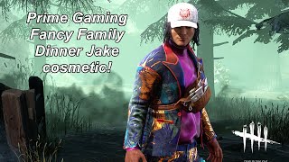 Dead By Daylight Prime Gaming Jake Fancy Family Dinner Lurking Stripes collection cosmetic [upl. by Tebazile768]