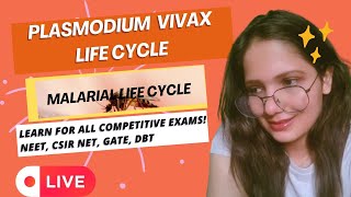 Plasmodium vivax Life Cycle Malarial Parasite by Sonia Nain Vira Education All Competitive exams [upl. by Oravla]