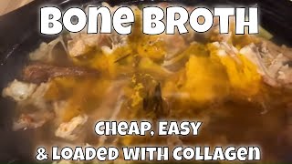 How to Make Bone Broth  So Cheap So Easy So Loaded with Collagen [upl. by Ydassac]