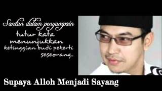 Ustadz Jefri Al Bukhori Sepohon kayufull lirik [upl. by Brandie]