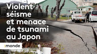 Japon  séismes d’une magnitude 75 et menace de tsunami [upl. by Corb729]