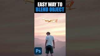 How to blend object in photoshop easy step reels photoshoptoturial photoshopcourse shorts viral [upl. by Demp]