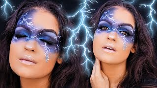 LIGHTNING Makeup Tutorial 🌩 [upl. by Croom]