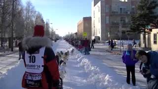 Aliy Zirkle Iditarod Ceremonial Start [upl. by Sheya]