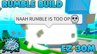 This RUMBLE COMBO Gets You 30M EASY  Blox Fruits Bounty Hunting [upl. by Marrin108]