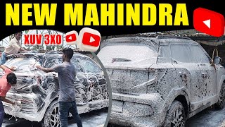 NEW MAHINDRA 3XO CAR  New Mahindra 3xo car washing in Radha washing centre 🔥 3xo cars video [upl. by Chantalle]