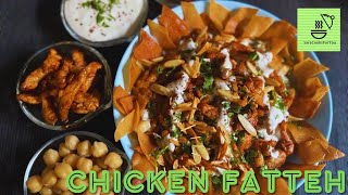 LEBANESE CHICKEN FATTEH فتة دجاج  MIDDLE EASTERN RECIPE RAMADAN SPECIAL RECIPE [upl. by Tanitansy]