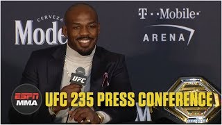 Jon Jones still has interest in fight vs Brock Lesnar after UFC 235 win  ESPN MMA [upl. by Zetrauq]