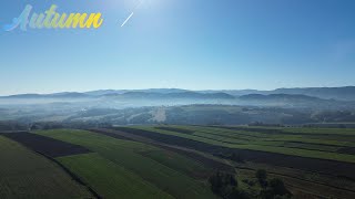 The beginning of autumn in aerial shots [upl. by Iggy]