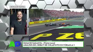 NACHO SAGASTA ANALISIS DEL DEBUT DE COLAPINTO EN F1 [upl. by Fredric622]