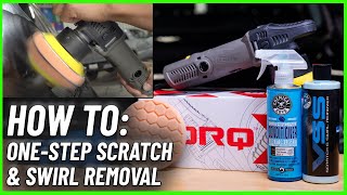 Using The TORQX OneStep Scratch amp Swirl Remover Kit To Remove Water Spots  Chemical Guys [upl. by Atnom291]