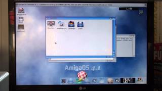 AmigaOne X1000 vs AmigaOne MicroA1 C SysMon Benchmark in Full HD [upl. by Oran]