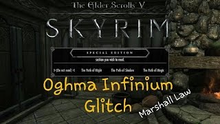 Skyrim SE  Oghma Infinium Glitch [upl. by Werdnaed]