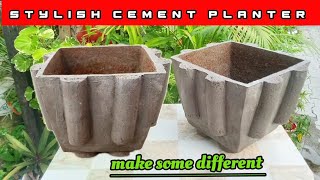 132  how to make cement planters  सीमेंट गमला कैसे बनाएं  DKcrafting775 [upl. by Madelina]