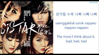 SISTAR  Bad Boy HangulRomanizationEnglish Color Coded HD [upl. by Berni]